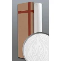 EDEM Vliestapete 83003BR60 zum Überstreichen - Ornament Weiß - Überstreichbare Vliestapete in elegantem Ornament-Design, ideal für jeden Raum. Leicht zu verarbeiten und restlos abziehbar. Hochwertige Qualität für kreatives Gestalten.