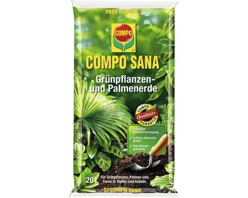 Produktbild Zimmerpflanzenerde COMPO SANA® Grünpflanzen- und Palmenerde 20 L für alle Zimmer