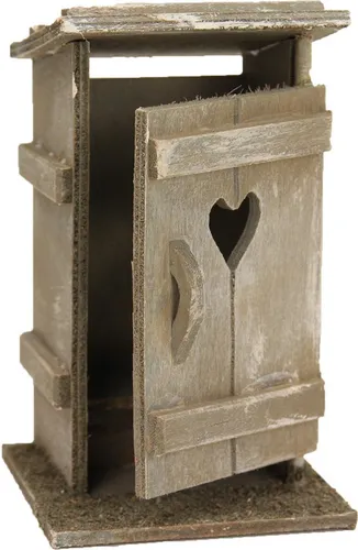 FADEDA Krippen-Zubehör FADEDA Toilettenhäuschen klein, Höhe in cm: 9 (1 St)