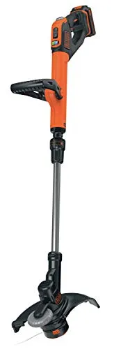 BLACK+DECKER Rasentrimmer STC1820EPC - Rasentrimmer & Motorsensen mit 2-in-1-Funktion: Trimmen und Kantenschneiden auf Knopfdruck. Der starke 18V Akku sorgt für bis zu 40 Minuten Laufzeit und effizientes Arbeiten auf größeren Flächen.