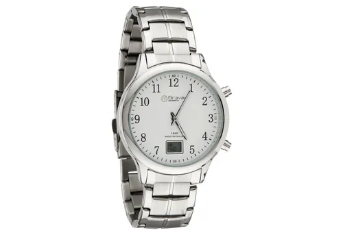 Miraval Funk-Armbanduhr - Edelstahlarmband 41 mm, präzises japanisches Quarzuhrwerk und digitale Datumsanzeige für jeden Anlass