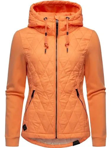 RAGWEAR Lucinda Damen Steppjacke - Modische Funktionsjacke für Damen mit Kapuze, taillierter Passform und kuscheligen Ärmeln - ideal für Outdoor-Aktivitäten in der Übergangszeit.