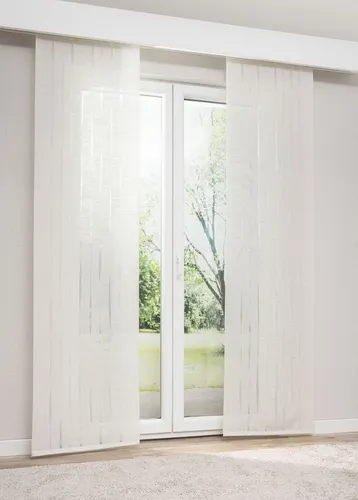 Lysel Schiebegardine Sambava in Hellbeige, 60cm x 245cm in beige von LYSEL