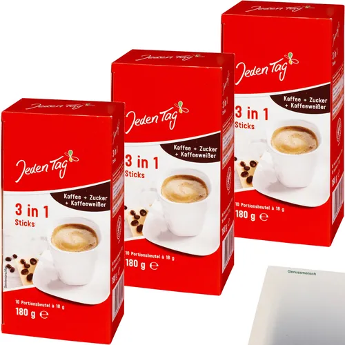 Jeden Tag 3in1 Sticks 3er Pack 3x180g usy Block