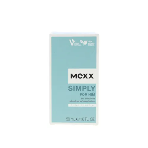 Mexx Simply for Him EDT Eau de Toilette 50ml erfrischend eleganter Herrenduft