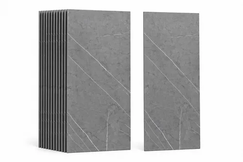 H-basics Klebefliesen Marmor Design - 10 Stück 60cm x 30cm - Fliesenaufkleber für Küchenrückwand, 2-3 mal dicker als herkömmliche Fliesen für erhöhte Stabilität und Langlebigkeit. Wasserdicht und hitzebeständig, ideal für modernes Design.