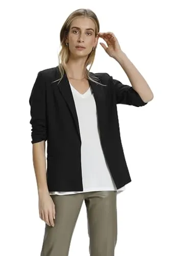 Soaked in Luxury Damen SLShirley Lässiger Blazer, Black, X-Large - Stylischer Damenblazer in Schwarz, perfekt für lässige und elegante Looks. Ideal für jede Gelegenheit und bietet höchsten Tragekomfort.