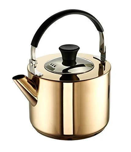 Schulte-Ufer Katja Teekessel mit Einsatz, Edelstahl 14 cm - Wasserkocher aus hochwertigem Edelstahl, ideal für Teeliebhaber, mit praktischem Einsatz für perfekten Teegenuss.