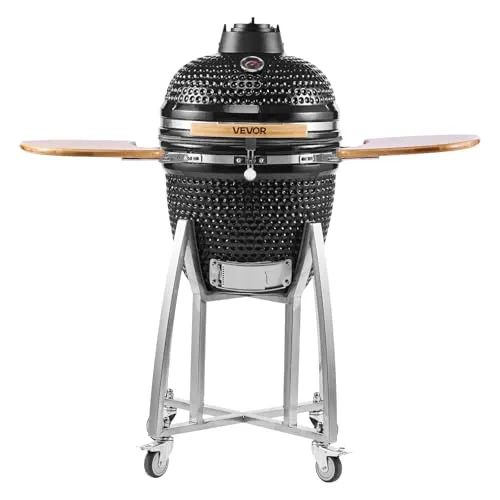 VEVOR Kamado Grill Keramikgrill Smoker Ø 450 mm – Tragbar für BBQ