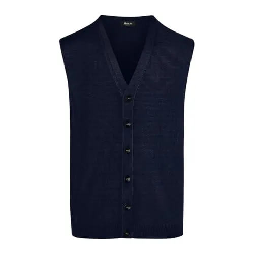 Maerz Herren Weste Merinowolle Superwash Pullover