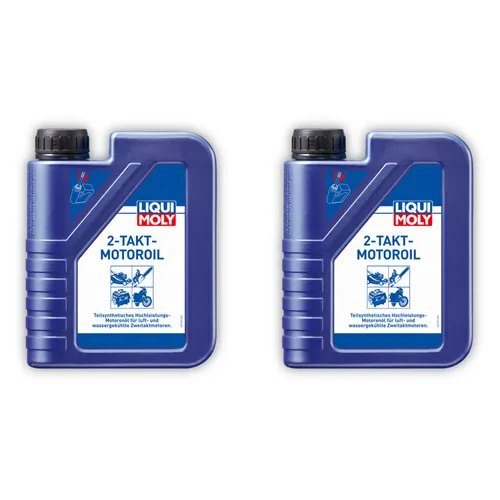 Produktbild 2x 1L LIQUI MOLY 1052 Motoröl 2 Takt Selbstmischend Teilsynthetisch Motor Öl
