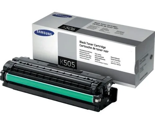 HP Toner CLT-K505L/ELS SU168A Schwarz - Toner für Samsung ProXpress, ca. 6.000 A4-Seiten Kapazität, ideal für hohe Druckvolumen und brillante Druckqualität.