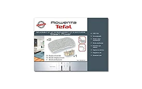 Rowenta ZR0065 Kit Zubehör Steam Power - Staubsaugerzubehörsets mit Antikalk Mikrofaser-Tüchern für eine gründliche Reinigung und Pflege Ihrer Geräte.