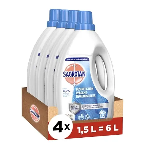 Sagrotan Wäsche-Hygienespüler Himmelsfrische 4 x 1,5 l