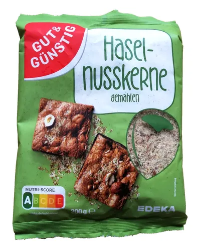 Gemahlene Haselnusskerne 200 g - Perfekt zum Backen - Nüsse & Kerne - Ideal für Backrezepte, verleiht einen köstlichen Nussgeschmack und ist reich an Nährstoffen.