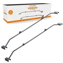 2x Planenbügel für Anhängerplane - Einstellbar von 152–220 cm - Zubehör für Autoanhänger, stabilisiert Flachplanen und verhindert Wasseransammlungen für eine verlängerte Lebensdauer der Plane.