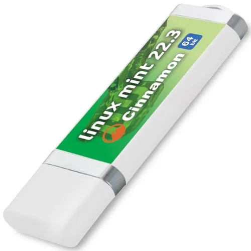 USB-Stick mit Linux Mint 22.3 'Zena' Cinnamon 64 Bit – Benutzerfreundliches Betriebssystem