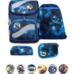Belmil 405-51 Schulranzen Set 4-teilig (Galaxy Light)