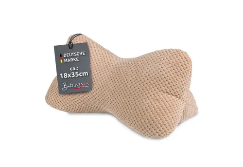 Bestlivings Nackenstützkissen Leseknochen 18x35 cm, Füllung: Polyester, Bezug: Polyester, Rückenschläfer, moderne Bubble-Optik, ergonomisch, waschbar bei 30°C, trocknergeeignet