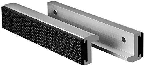 HRB Schraubstock Schutzbacken 150 mm, extra weiche Backen Zubehör, ideal für Schraubstock drehbar mit Spannbacken Breite mm, Ersatzbacken aus Aluminium mit Magneten (150 mm)