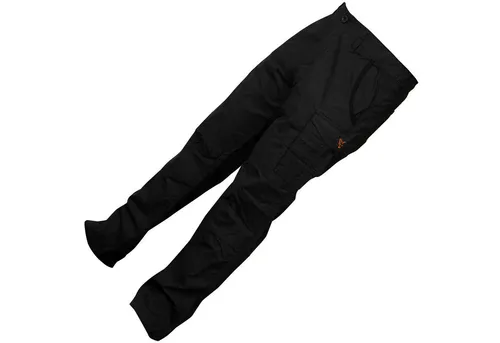 FOX International Cargohose Fox Collection Combats Black/ Orange Hose - lange Angelhose