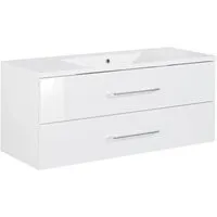 FACKELMANN B.Clever Waschtischunterschrank - Unterschrank fürs Bad mit modernem Design, gedämpfter Schublade und pflegeleichten Oberflächen für eine stilvolle und hygienische Badezimmergestaltung.