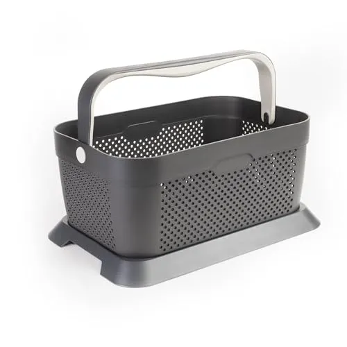 rati Basket - Grau, Smarter Auto Korb für Einkauf & Outdoor - Kfz-Kofferraum-Ordner - Rutschfest und stabil während der Fahrt, ideal für Einkäufe und Outdoor-Aktivitäten. Aus 94% Recyclingmaterial, einfach zu installieren und vielseitig einsetzbar.