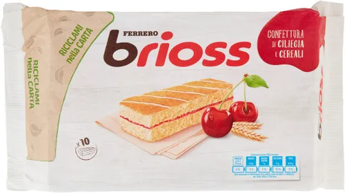 Brioss Ciliegia Kirschtorte (10x28g) 280g - Kinder