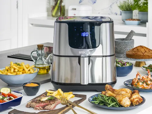 Princess 183312 Heißluftfritteuse 5,5L, 1700W Silber