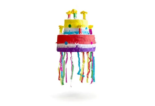 Party Factory Pinata Geburtstagstorte Piñata Schlagspiel Torte Pinata Party Kinderspiel, stabil