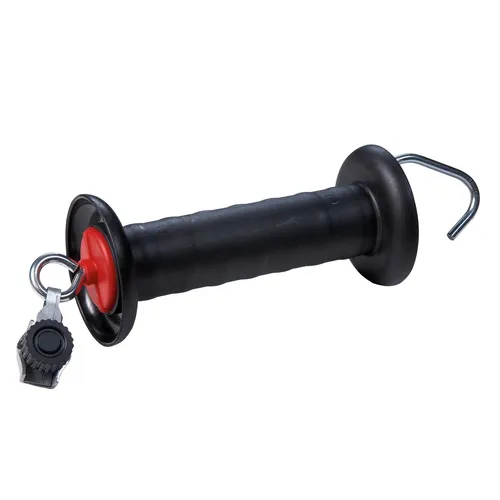 Torgriff mit Seilanschluss,verzinkt schwarz