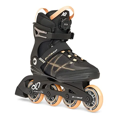 K2 ALEXIS 80 BOA Inline Skate 2025 black/peach von K2