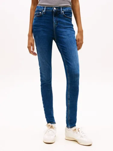 Tommy Jeans Damen Nora Mr Skny Ei1256 DW0DW22455 - Dunkelblaue Skinny Jeans - Stylische und bequeme Skinny Jeans aus nachhaltiger Produktion, ideal für jeden Anlass. Genieße den perfekten Sitz und zeitlosen Look!