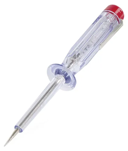 EMOS Spannungsprüfer und Schraubendreher 2-in-1, mit Phasentest, AC/DC, 0(200)–250 V, optische Signalisierung, batterielos, transparent, M0016