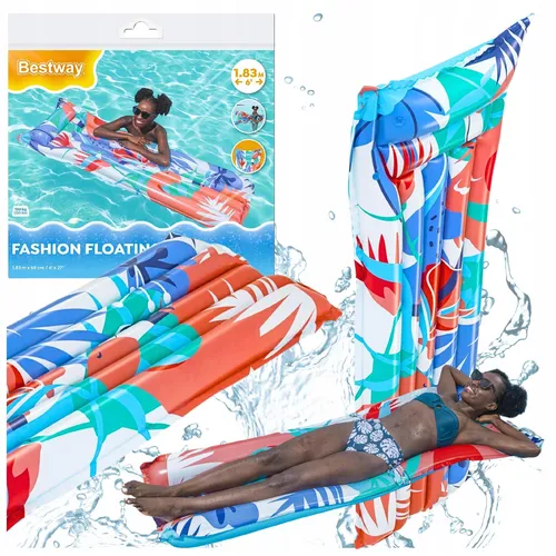 Aufblasbare Matratze über dem Wasser zum Schwimmen, Liege 183x69 cm für den Str