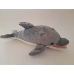 Plüschtier Delfin 25 cm, grau, Delfine Kuscheltiere Stofftiere Delphine Fische Wassertiere
