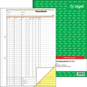 Sigel SD056 A4 Kassenbuch EDV-Erfassung