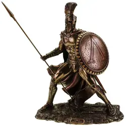 Veronese Leonidas Figur mit Schild und Speer in bronze von Veronese by Joh. Vogler GmbH