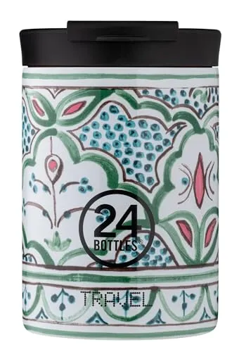 24Bottles Travel Tumbler Marrakech 350 ml - Thermobehälter mit isolierenden Eigenschaften, hält Getränke stundenlang heiß oder kalt und bietet ein auslaufsicheres Trinkvergnügen für unterwegs.