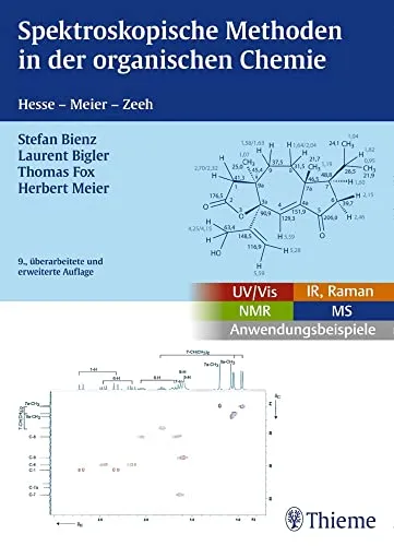 Spektroskopische Methoden in der organischen Chemie - Chemie-Buch über moderne spektroskopische Techniken zur Analyse organischer Verbindungen, ideal für Studierende und Fachleute.