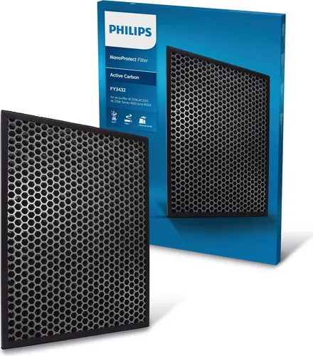 Philips NanoProtect FY3432/10 Luftfilter - Hochwertiger Luftfilter für Philips Luftreiniger, entfernt 99% der Allergene und sorgt für saubere, frische Luft in Ihrem Zuhause.