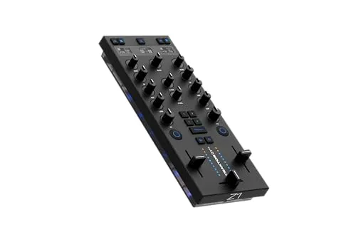 Native Instruments Traktor Z1 MK2 B-Stock - 2-Kanal DJ-Mixer - DJ Controller, B-Stock mit vollem Garantie, ideal für kreative DJs; 24-Bit/96 kHz Audioqualität und umfassende Effektsteuerung für professionelles Mixing.