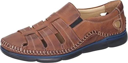 Manitu Slipper 43 EU - Komfortable Herren-Hausschuhe aus Leder - Herren-Hausschuhe aus hochwertigem Leder, bieten erstklassigen Tragekomfort und sind ideal für entspannte Abende zu Hause.