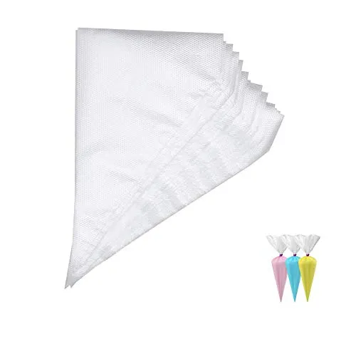 Stück Einweg Spritzbeutel Disposable Pastry Bag Pastry Piping Bags zum Dekorieren von Gebäck oder Torten geeignet 100