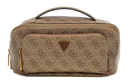 Guess Kulturbeutel Beauty Case mit Tragegriff in beige von GUESS