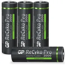 1x4 GP ReCyko Pro NiMH FOTO Akku AA/Mignon 2000mAh Pro, NEU