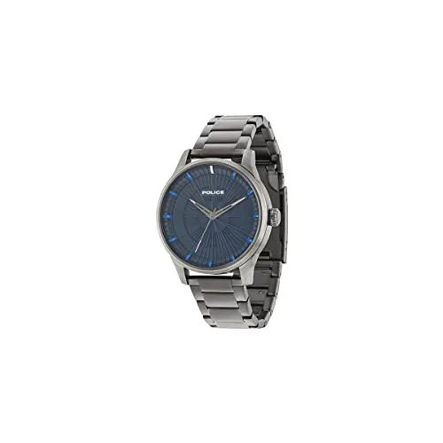 Herrenuhr Police 15038JSU/03M - Stylische Armbanduhr für Herren - Armbanduhr, Ø 44 mm, mit modernem Design und robustem Gehäuse, ideal für den modebewussten Mann.