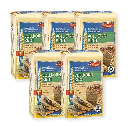 BIELMEIER 5 KG KÜCHENMEISTER Brotbackmischung Vollkornbrot a 1 KG Frießinger Mühle