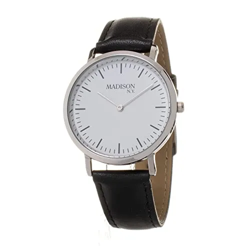 Madison Unisex L490B-PN-Uhr (Ø 40 mm)