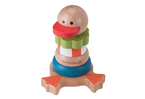 EverEarth® Lernspielzeug Bunte Stapelente